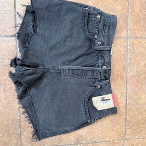 Levi's Charcoal Jean Shorts